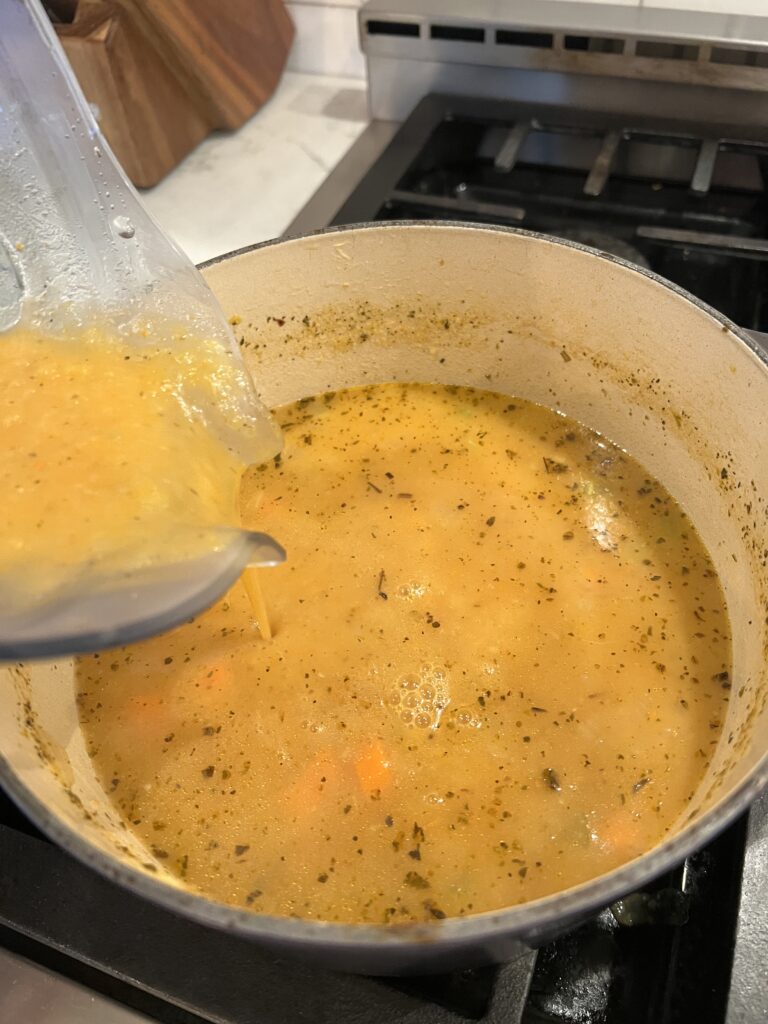 Potato and vegetable soup for picky eaters [vegan, nut free]