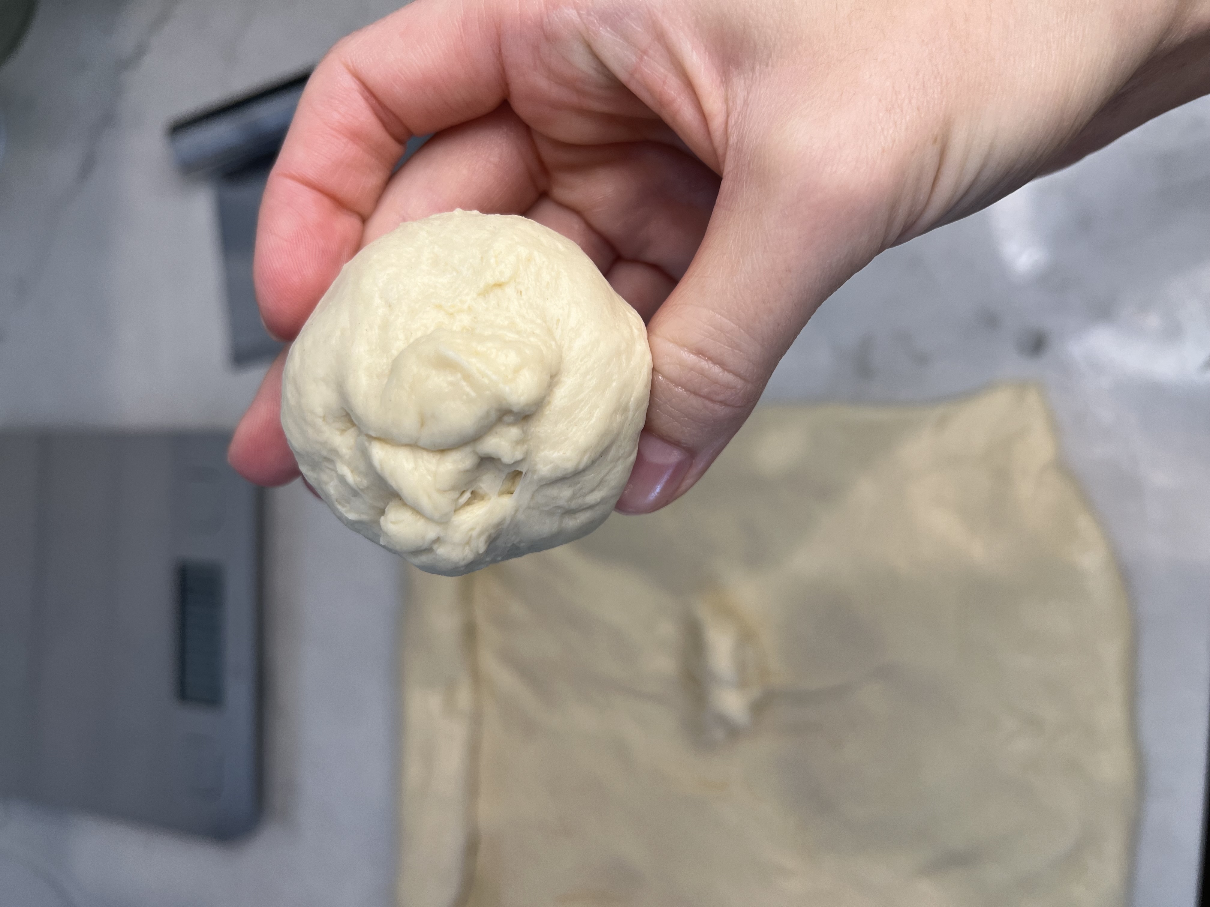 The best pull apart sourdough discard dinner rolls [egg free]