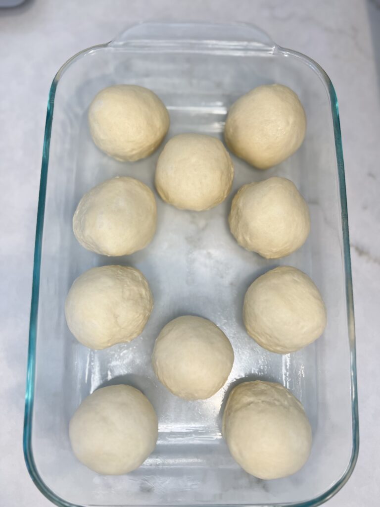 The best pull apart sourdough discard dinner rolls [egg free]