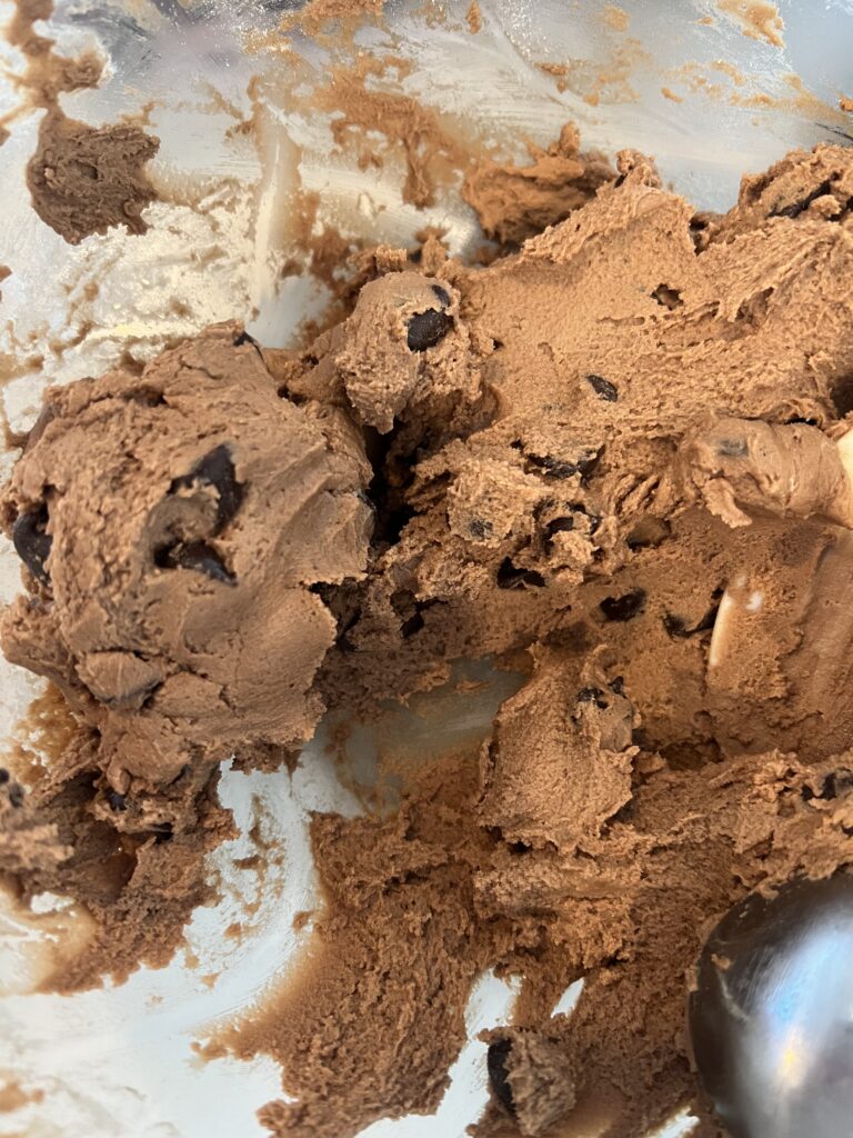 Double Chocolate Truffle Cookies [eggless, nut free]