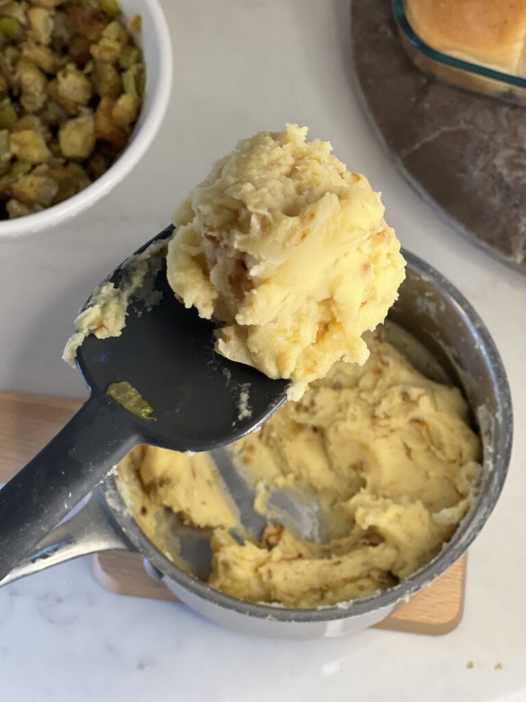 Caramelized onions mashed potatoes 