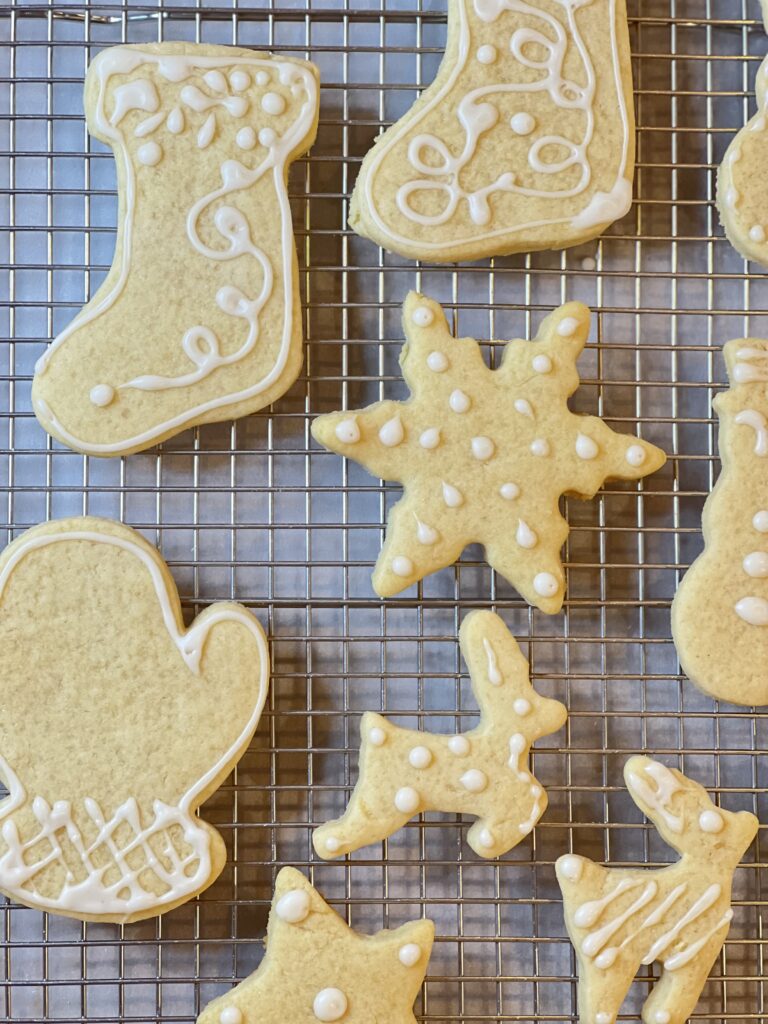 Egg free sugar cookies with a twist