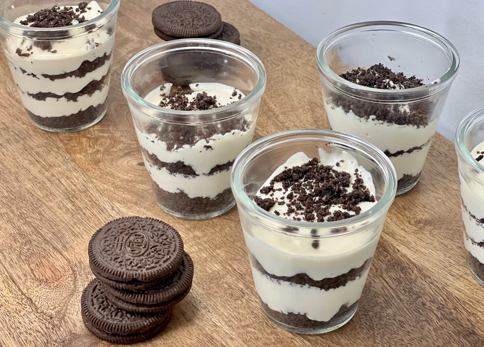 No Bake Oreo Cheesecake Dessert Cups 